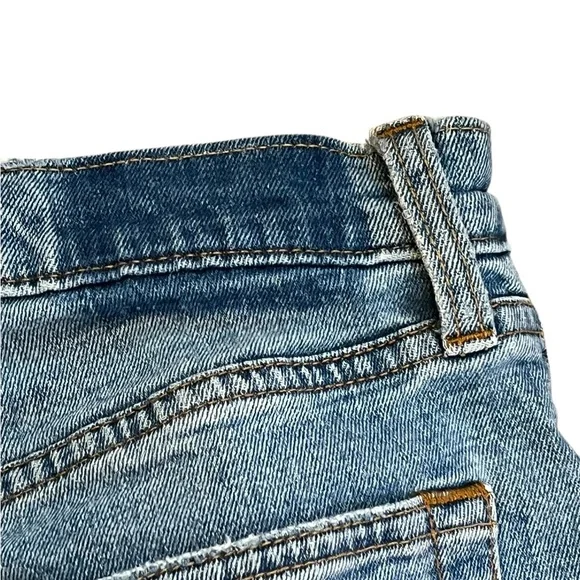 ABERCROMBIE & FITCH The Ankle Straight Ultra High Rise Jeans Distressed Size 8 - Picture 3 of 11